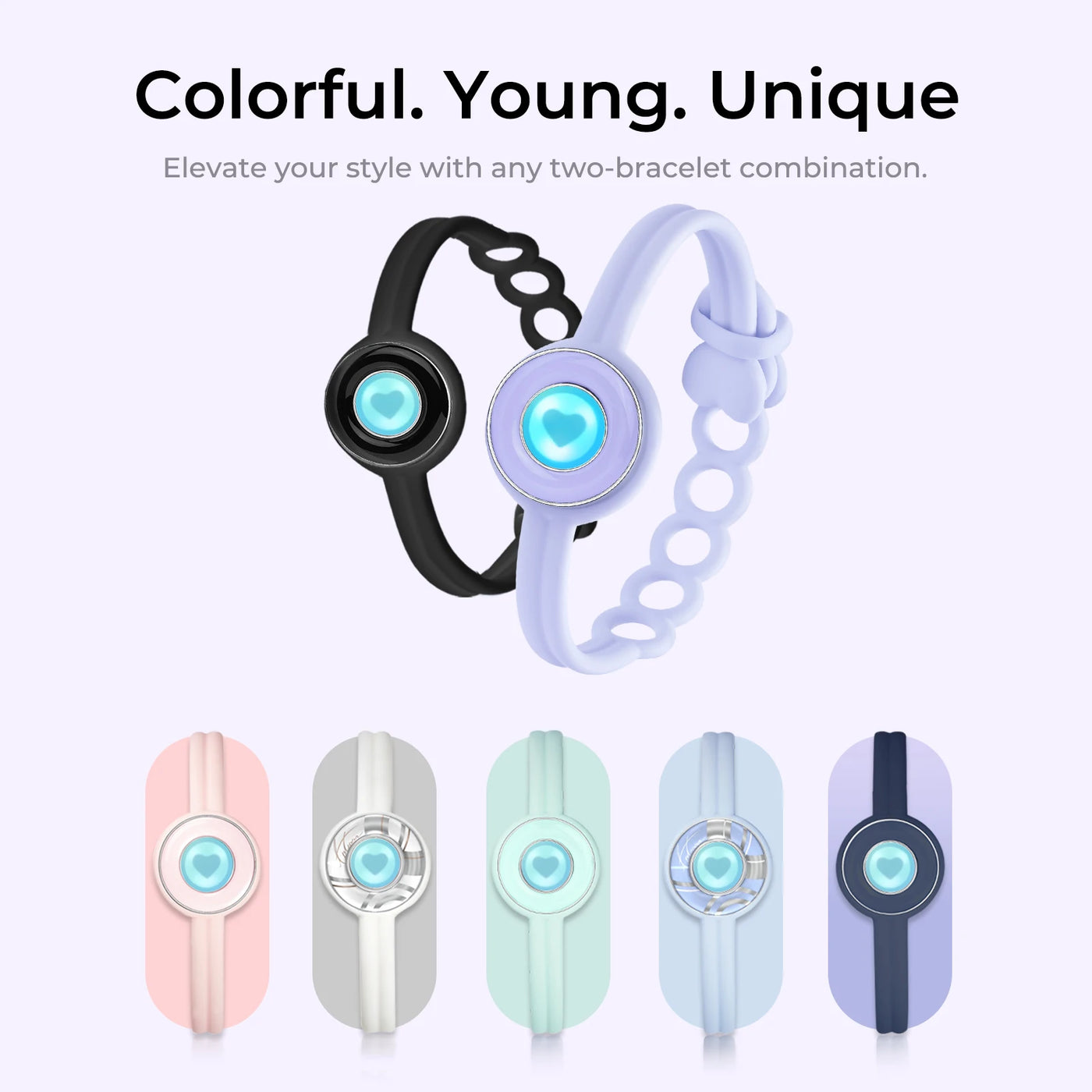 Candy Wave Touch Bracelet Single(Light Blue)